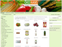 Tablet Screenshot of oekohans.com